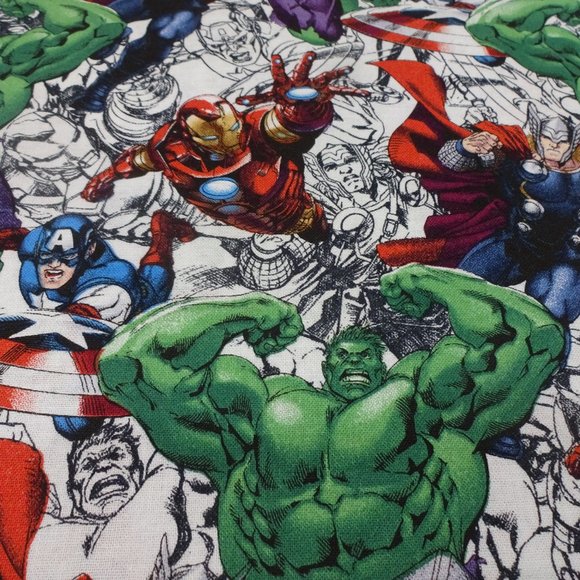 HANDMADE Bedding Striking Marvel Comics Superheros Handmade Cotton